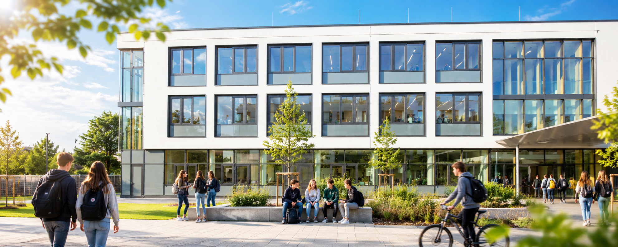 Schulgebäude Homepage Schulgebäude der Joachim-Schumann-Schule